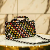 Fiesta Pop Beaded Bag