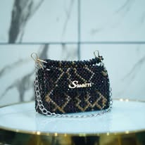 Gothic Glamour Lattice Bag