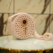 Blush Pearl Orb Bag